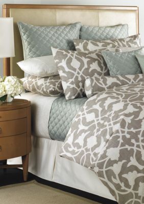 Barbara Barry Poetical Silver Queen Comforter Set 92 In X 96 In