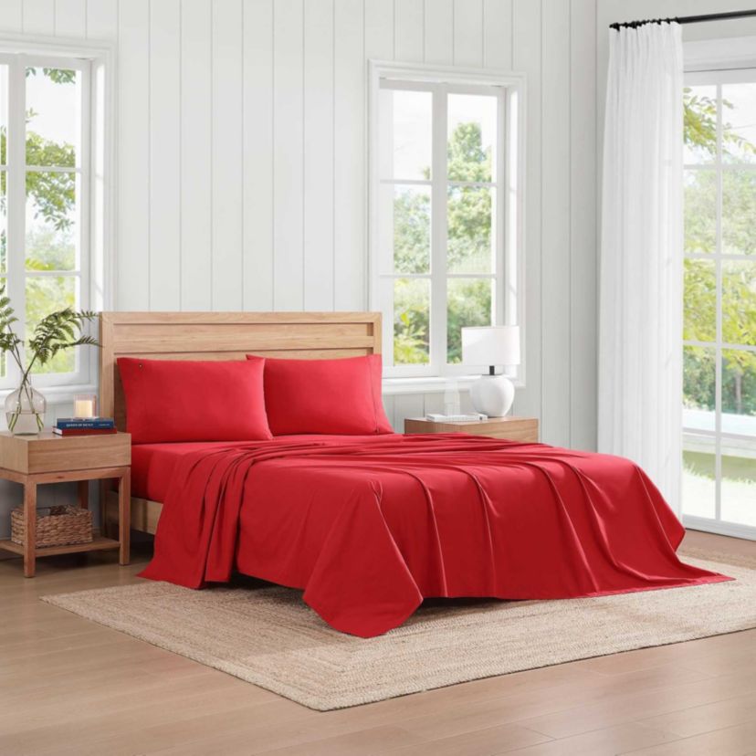 TH Solid Cotton Sheet Set