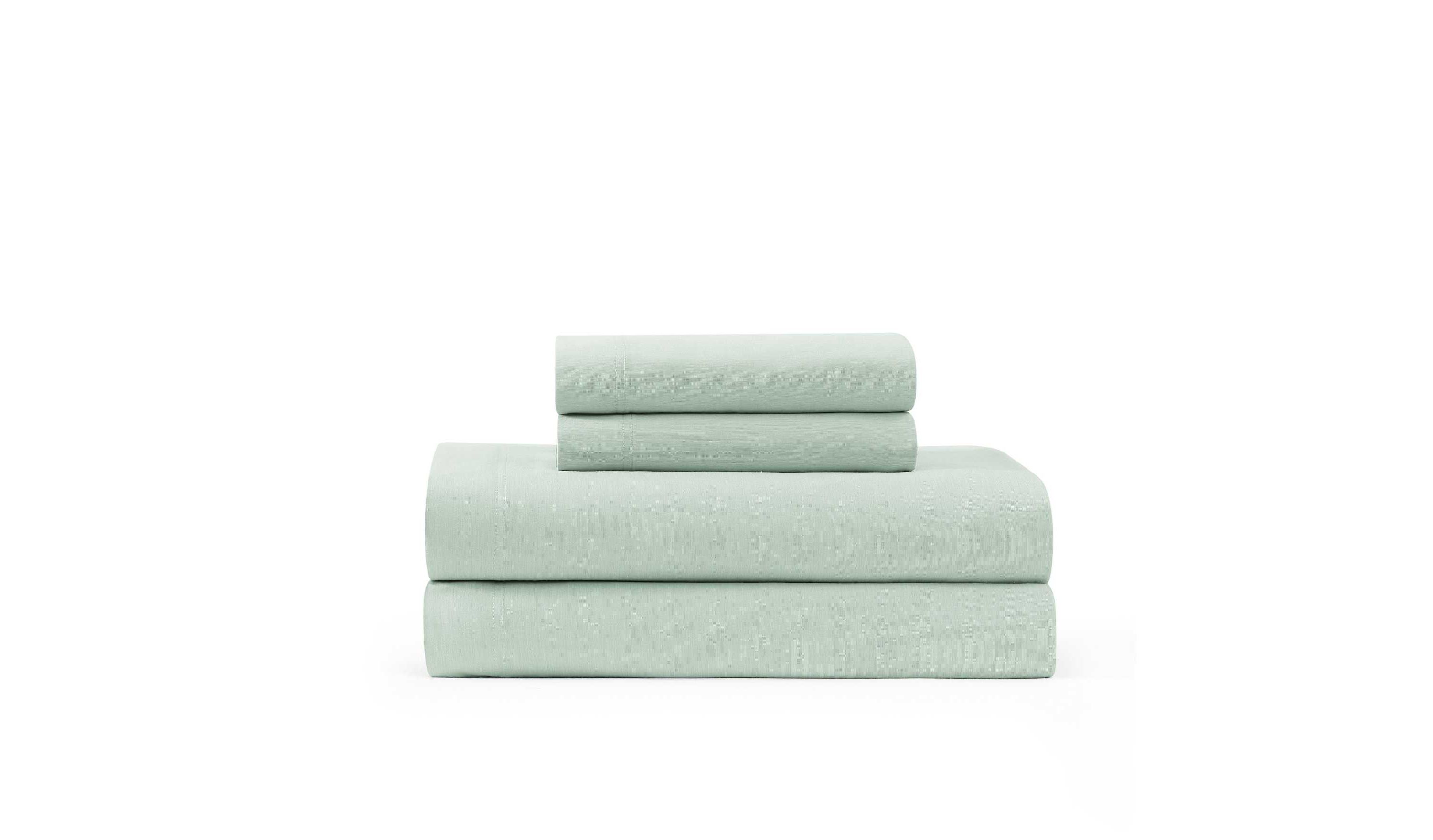 Solid Washed Cotton Sheet Set