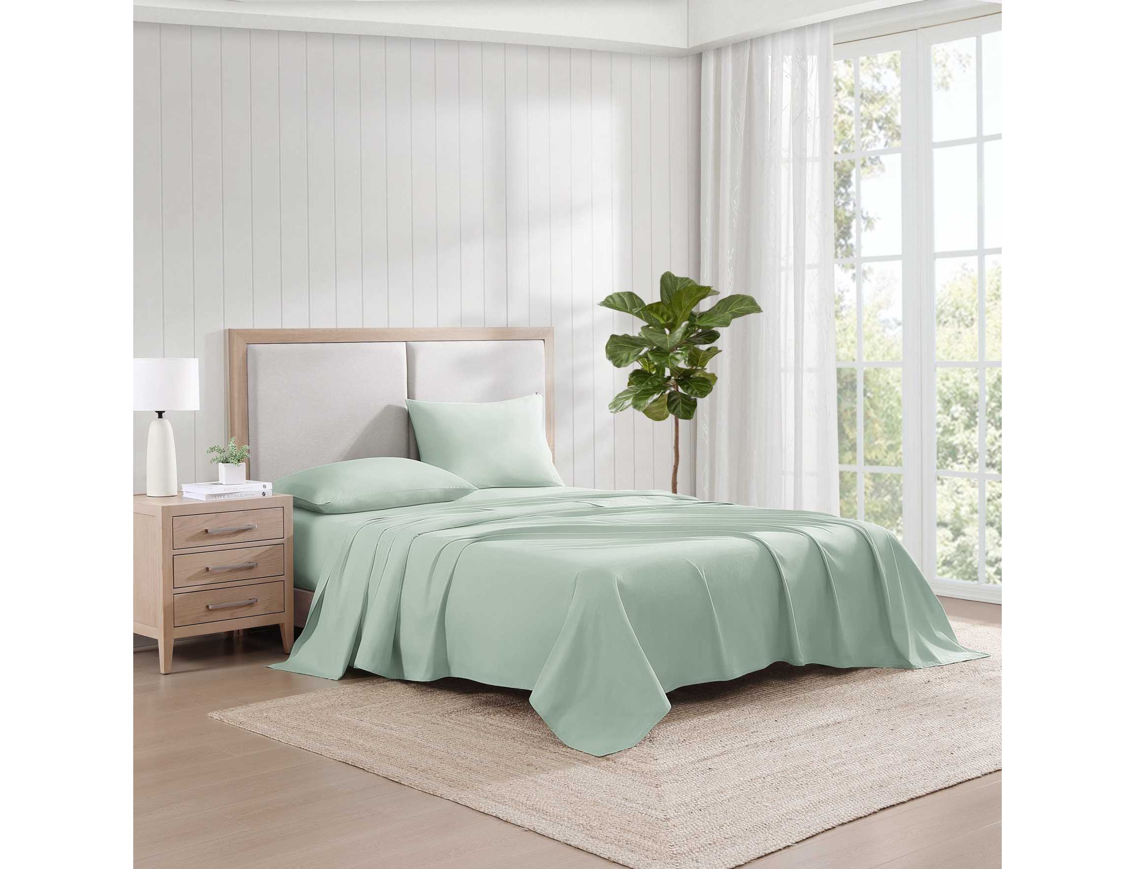 Solid Washed Cotton Sheet Set