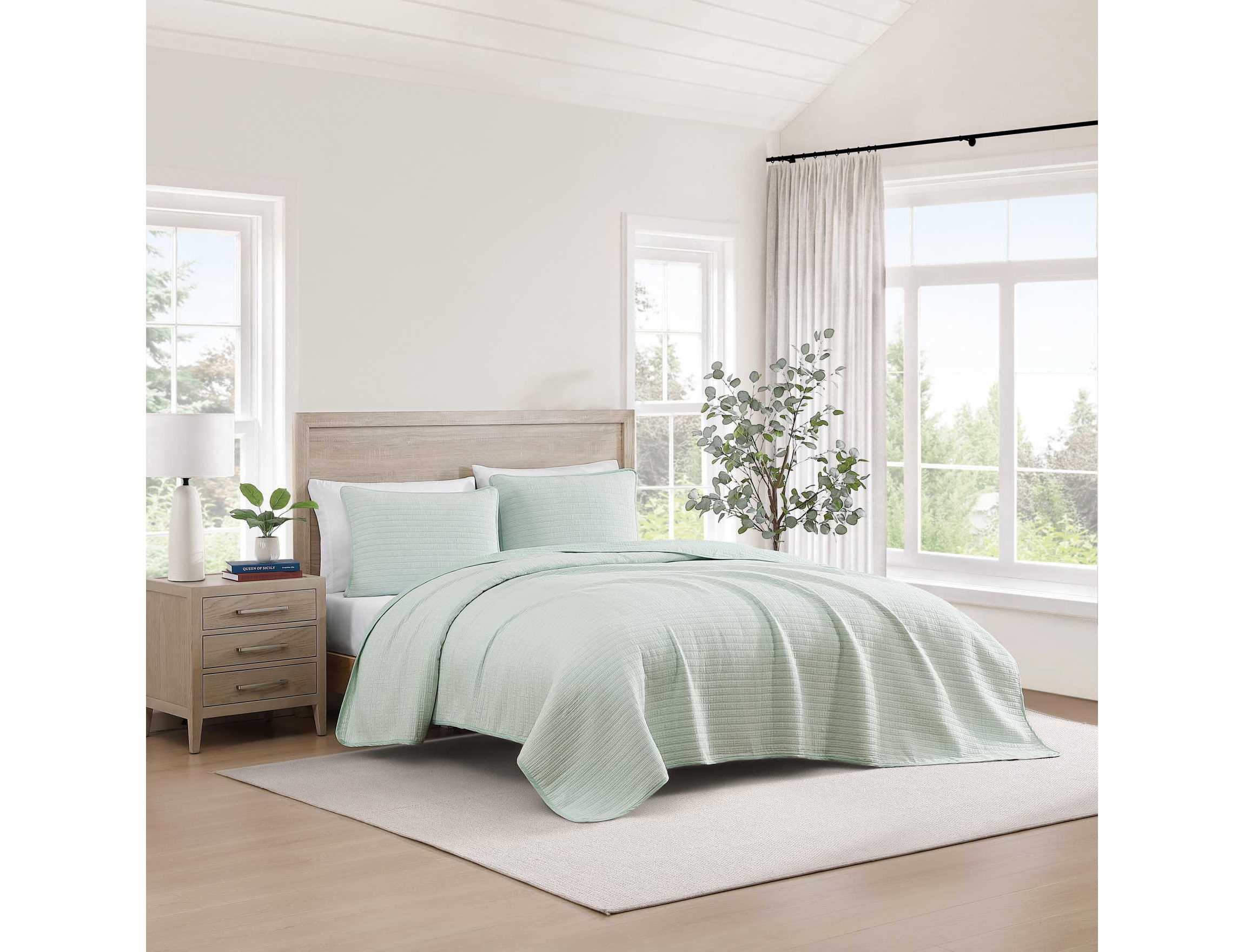 Ithaca Stripe Cotton Quilt Set