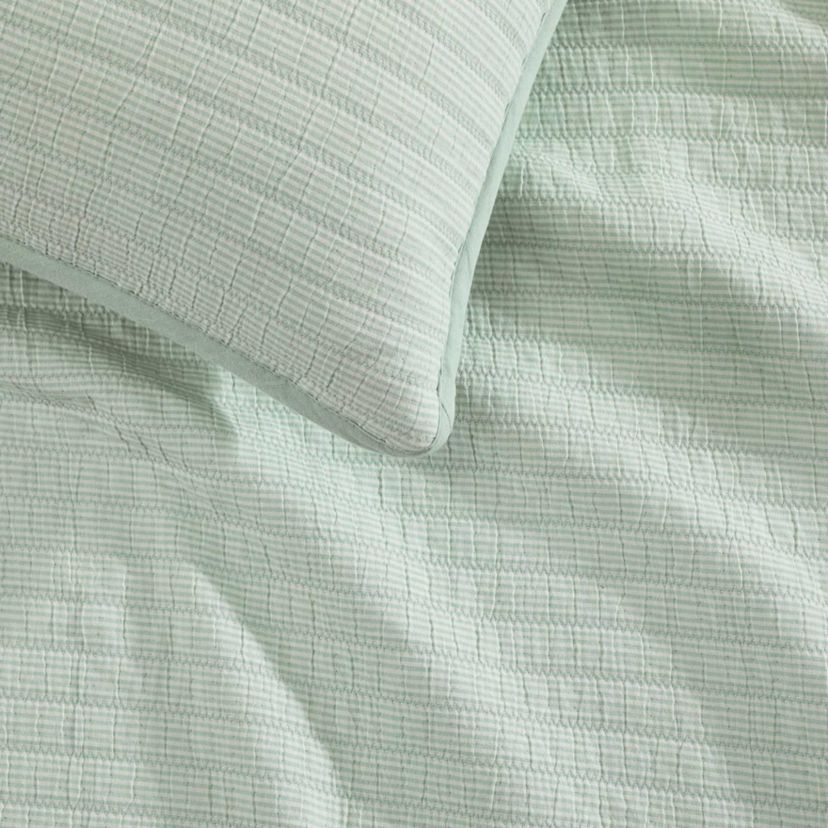 Ithaca Stripe Cotton Quilt Set