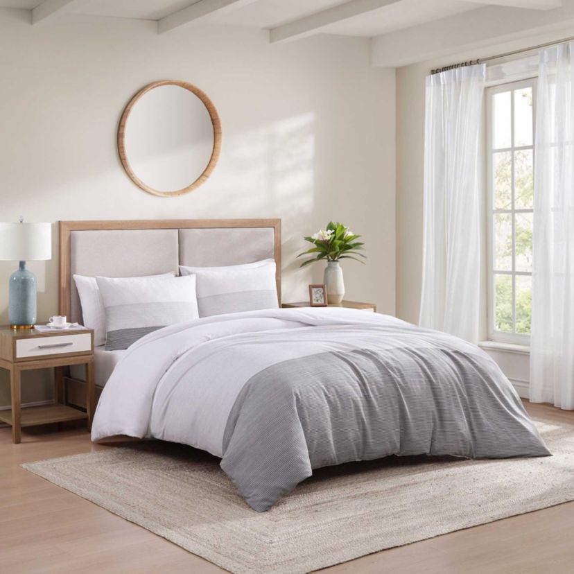 Montauk Seersucker Cotton Comforter Set