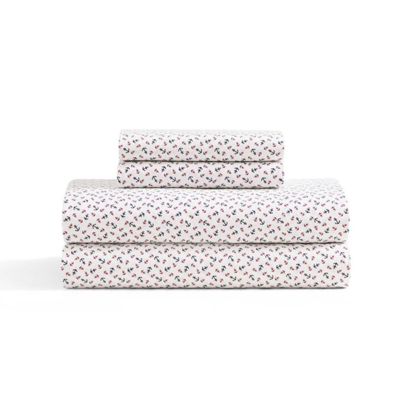Atlantic Anchors Cotton Sheet Set