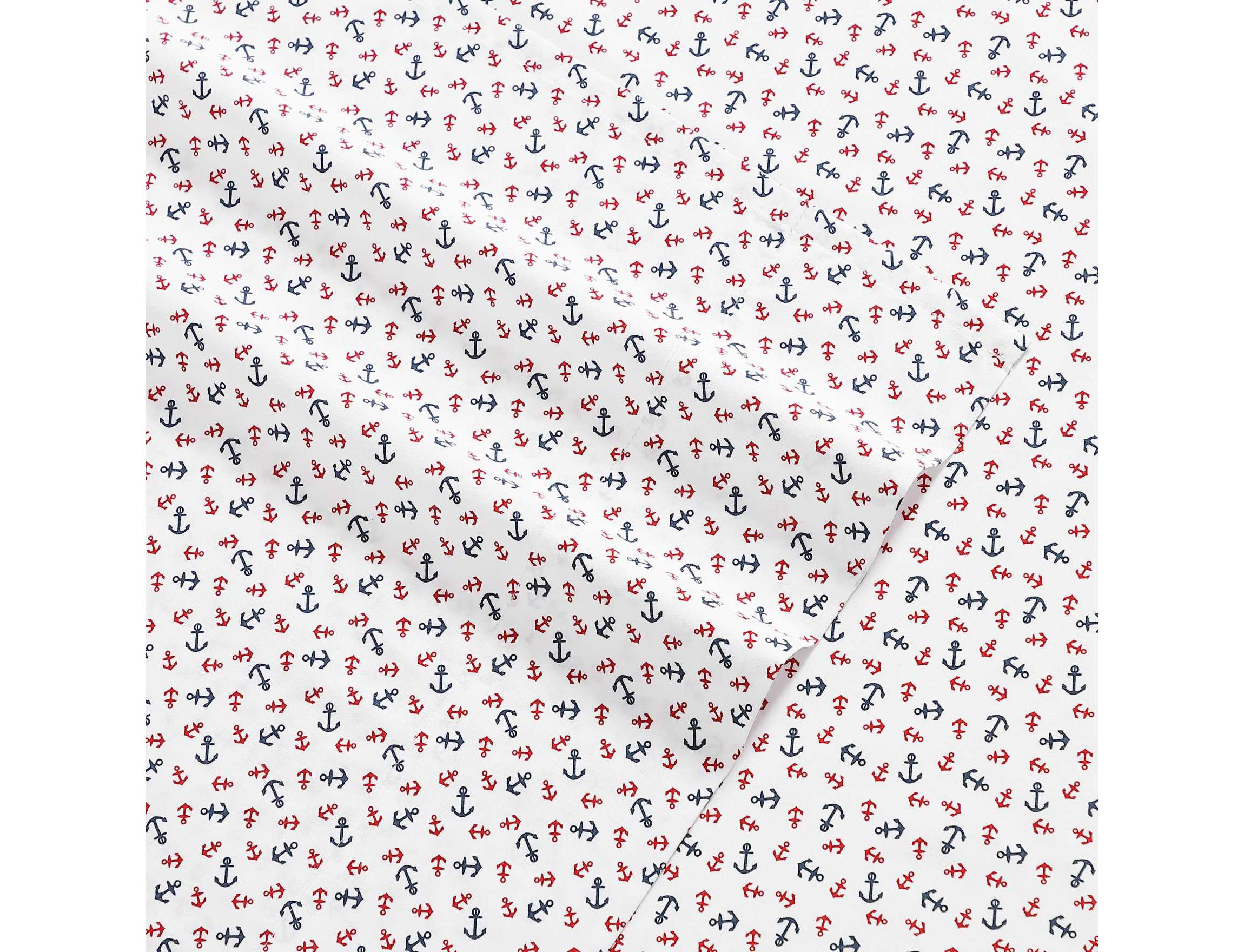Atlantic Anchors Cotton Sheet Set