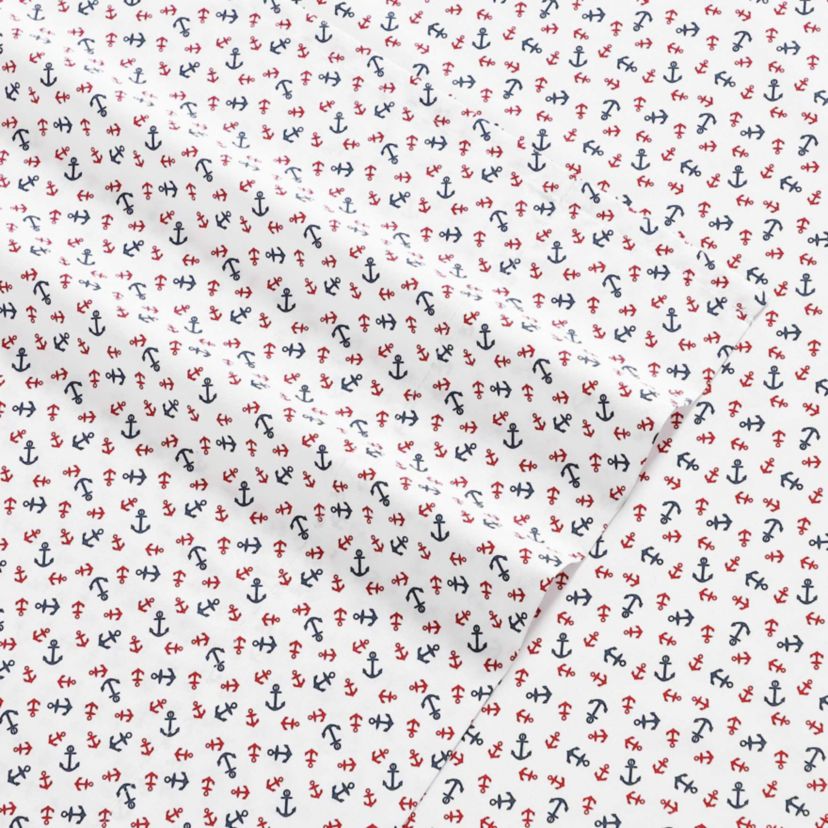 Atlantic Anchors Cotton Sheet Set