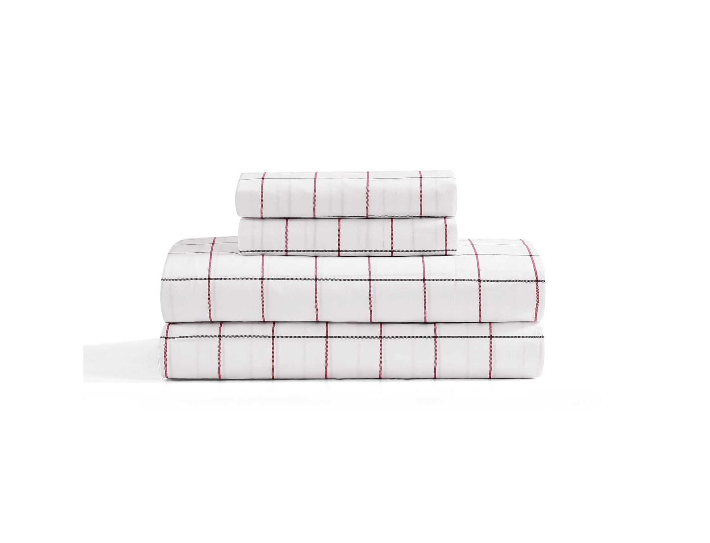 Glasgow Windowpane Cotton Sheet Set