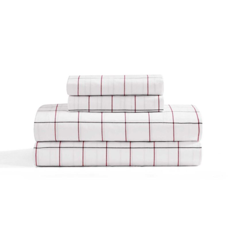 Glasgow Windowpane Cotton Sheet Set