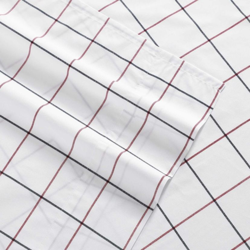 Glasgow Windowpane Cotton Sheet Set