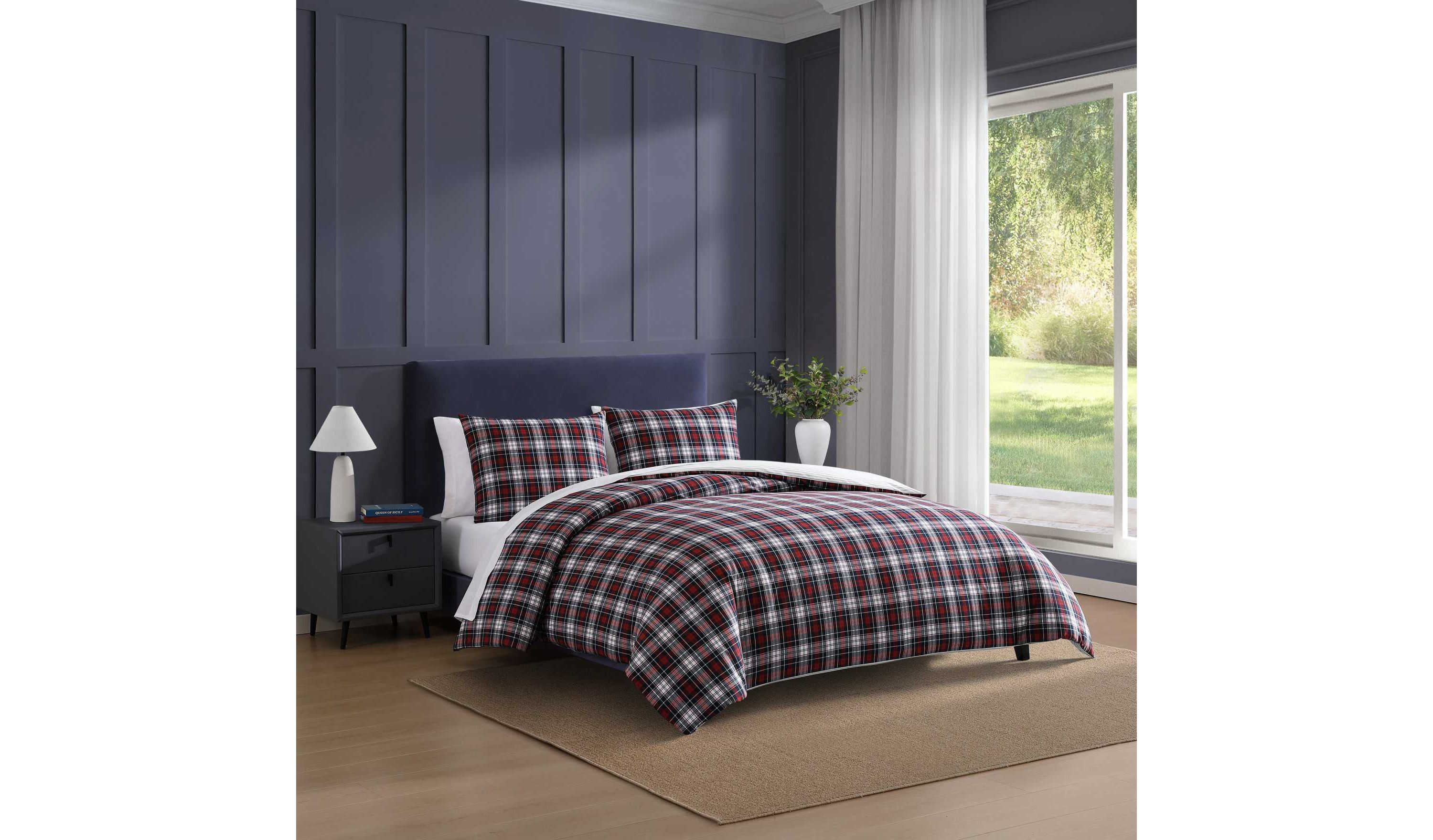 Essential Tartan Cotton Comforter Set