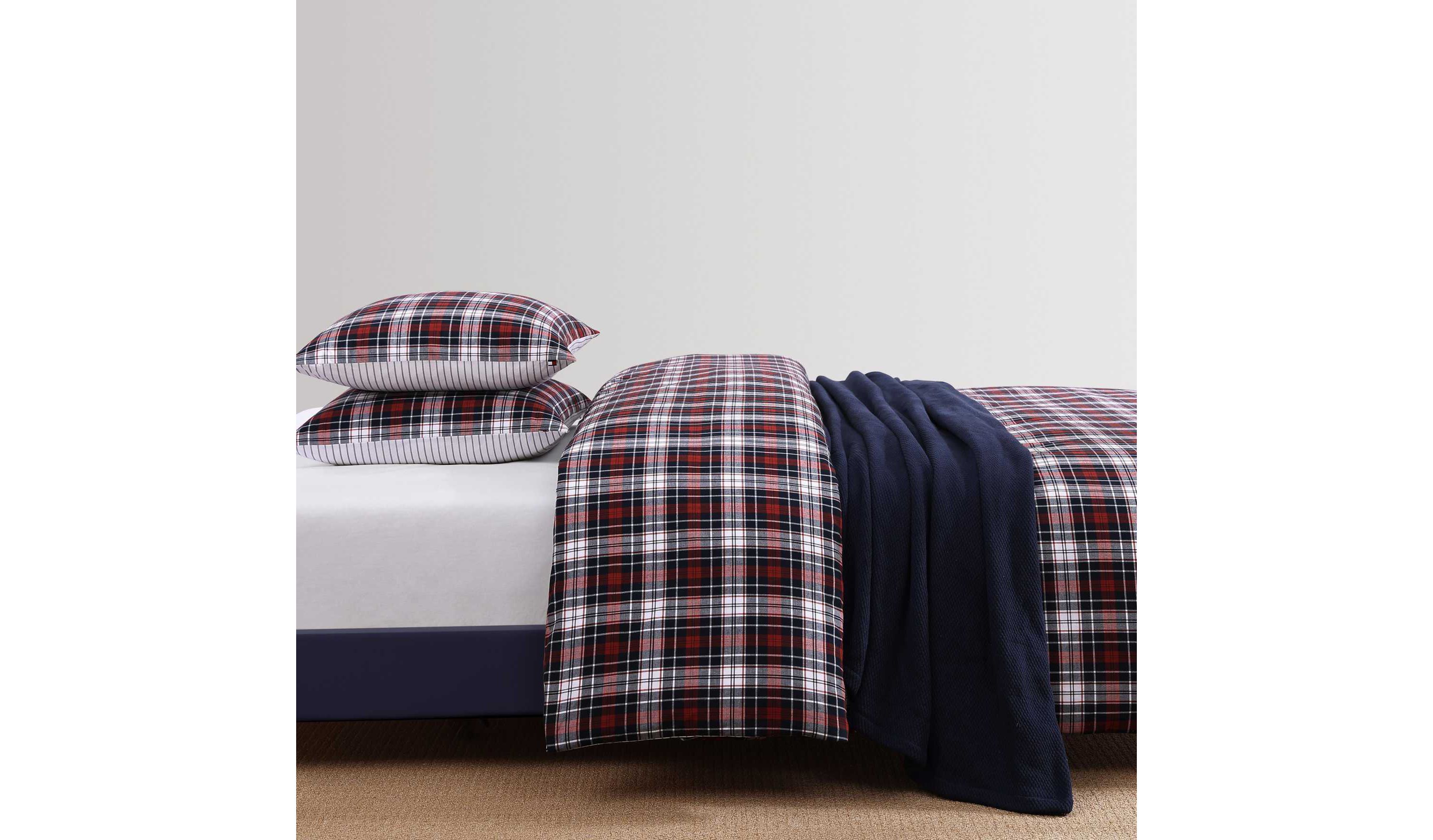 Essential Tartan Cotton Comforter Set