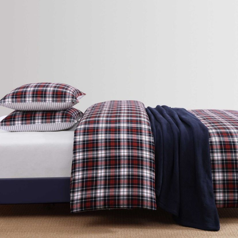 Essential Tartan Cotton Comforter Set