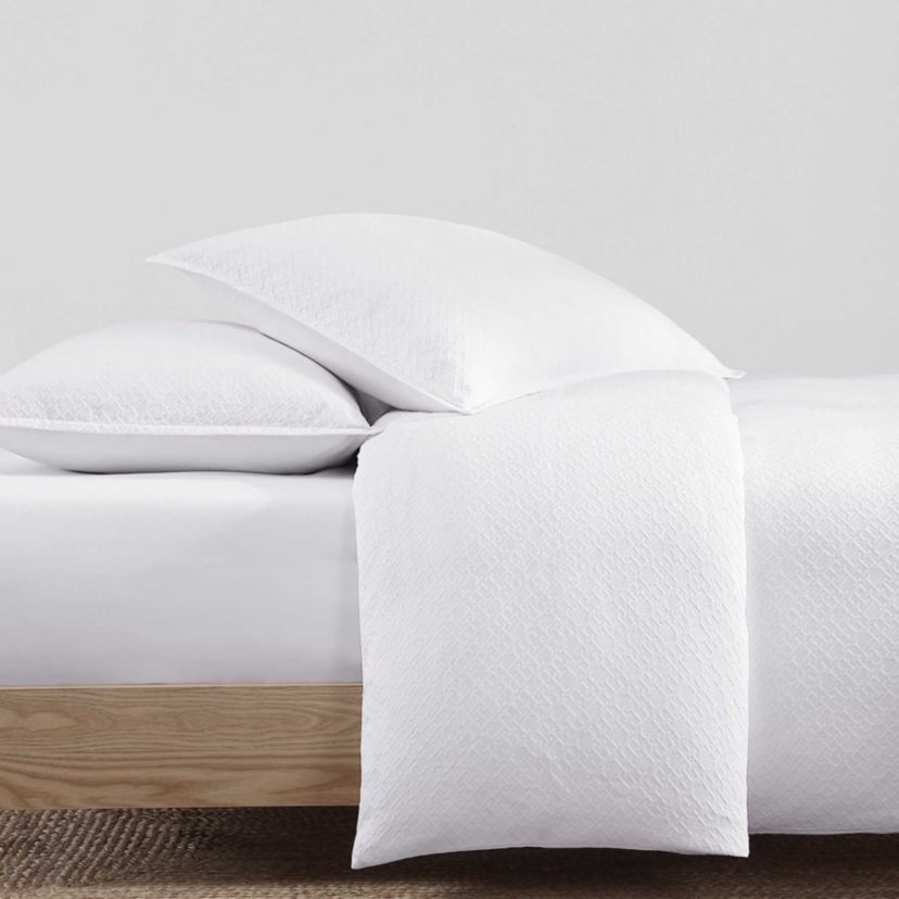 Monogram Matelasse Cotton Comforter Set