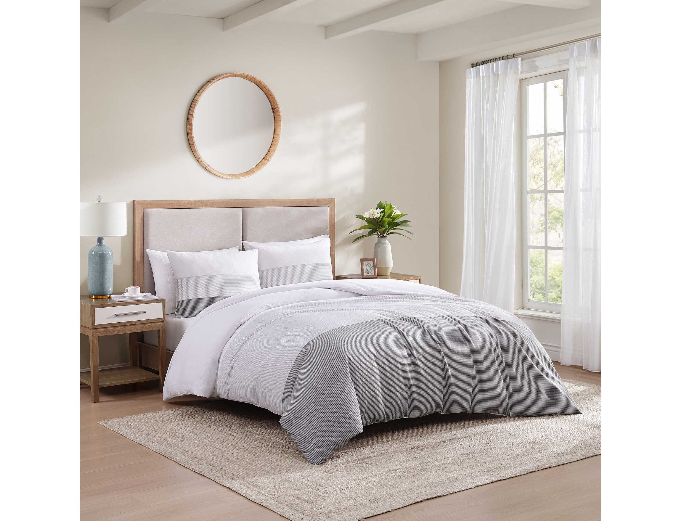 Montauk Seersucker Cotton Duvet Cover Set