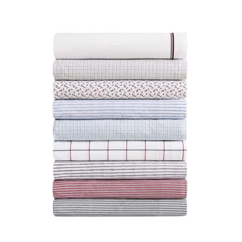 New England Plaid Cotton Sheet Set