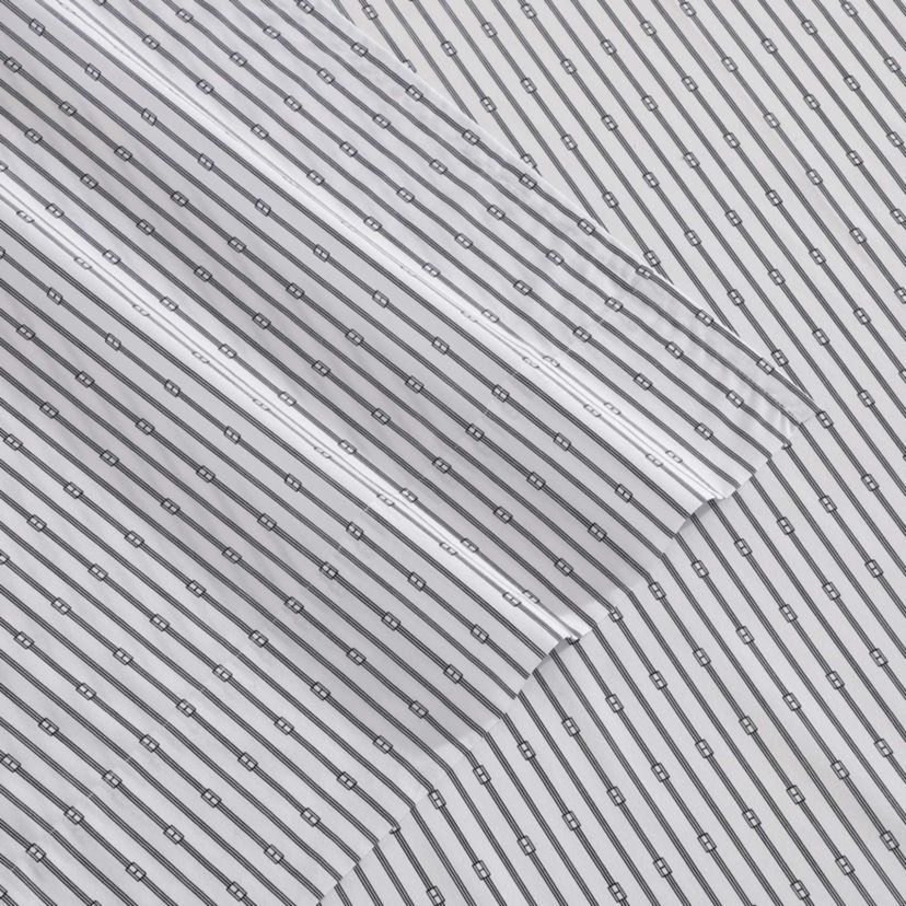 Monogram Stripe Cotton Sheet Set