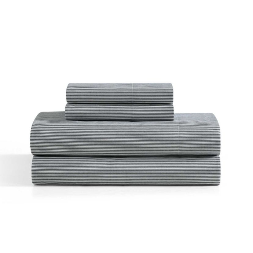 Highland Ticking Stripe Cotton Sheet Set