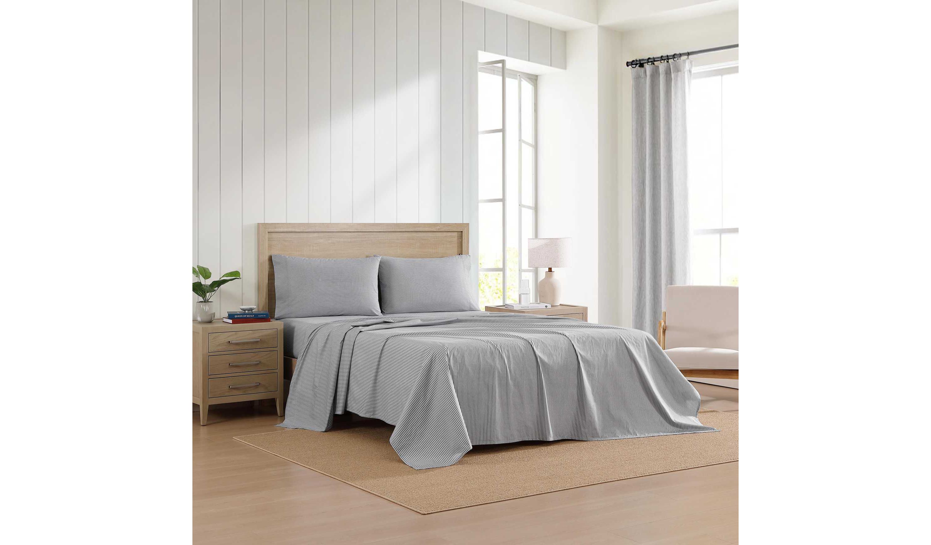 Highland Ticking Stripe Cotton Sheet Set