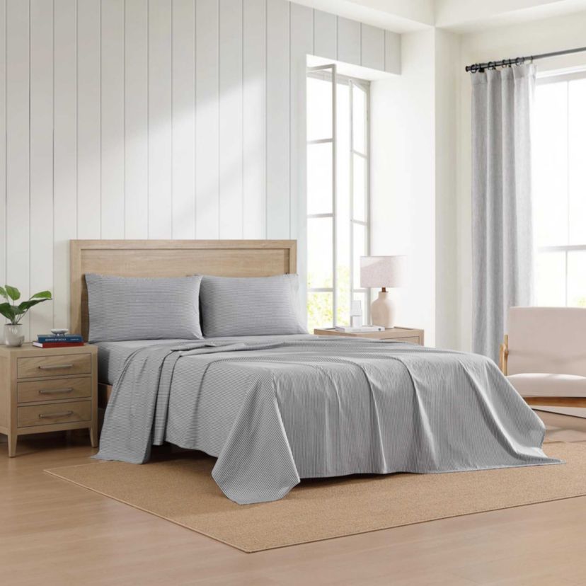 Highland Ticking Stripe Cotton Sheet Set