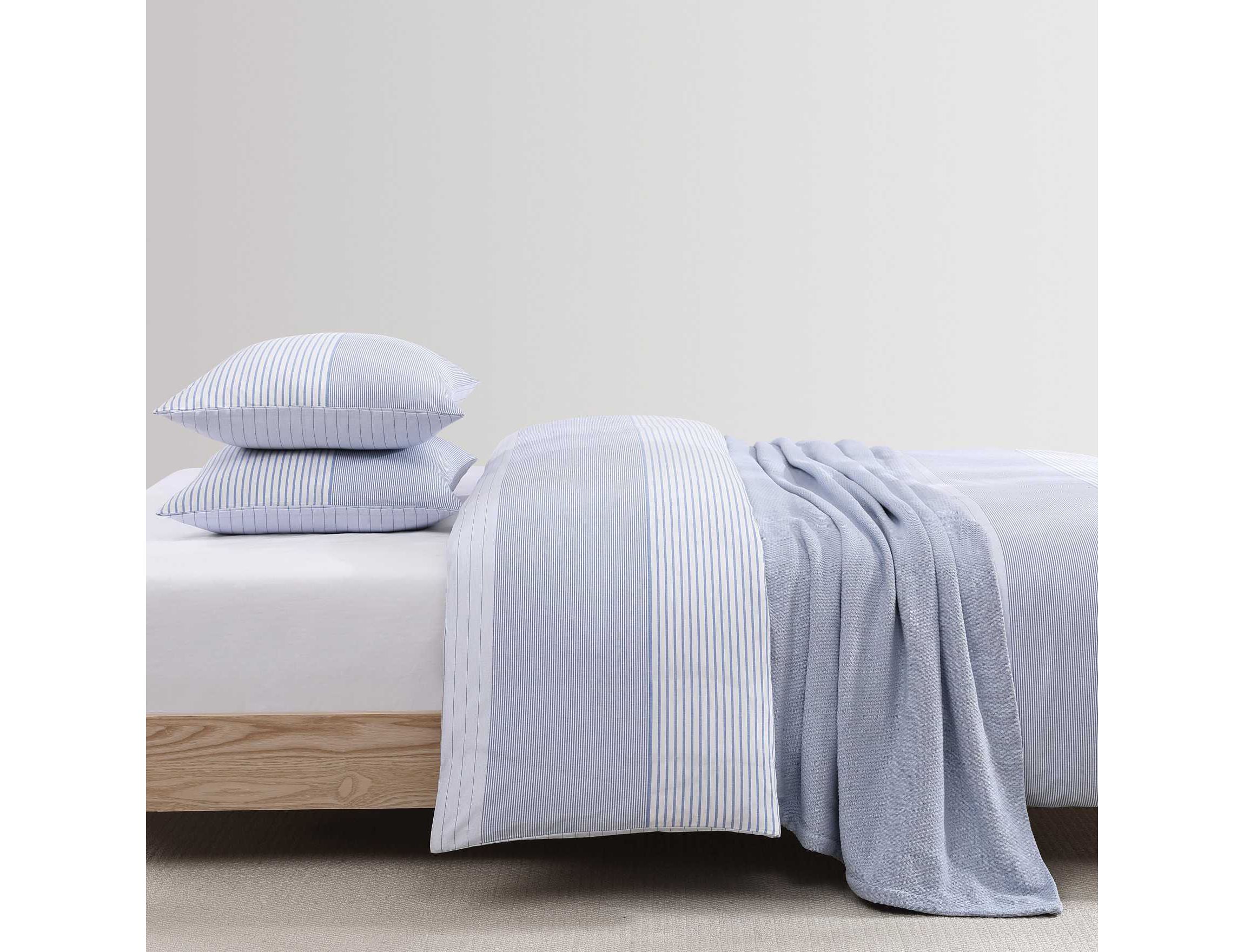 Modern Stripe Cotton Duvet Cover Set