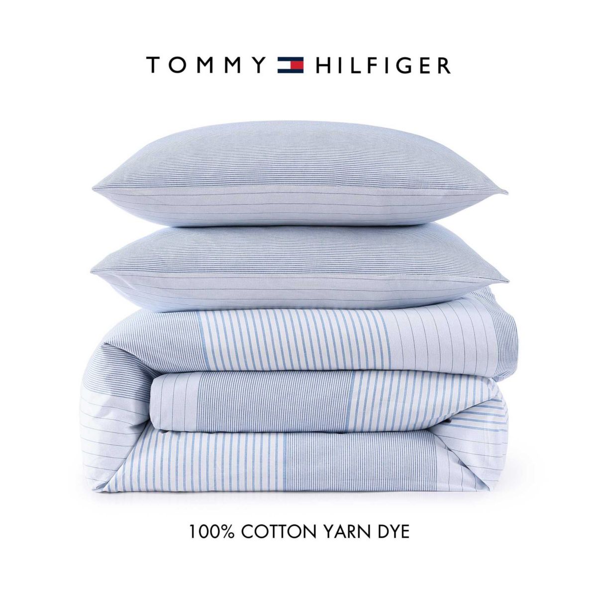 Modern Stripe Cotton Duvet Cover Set