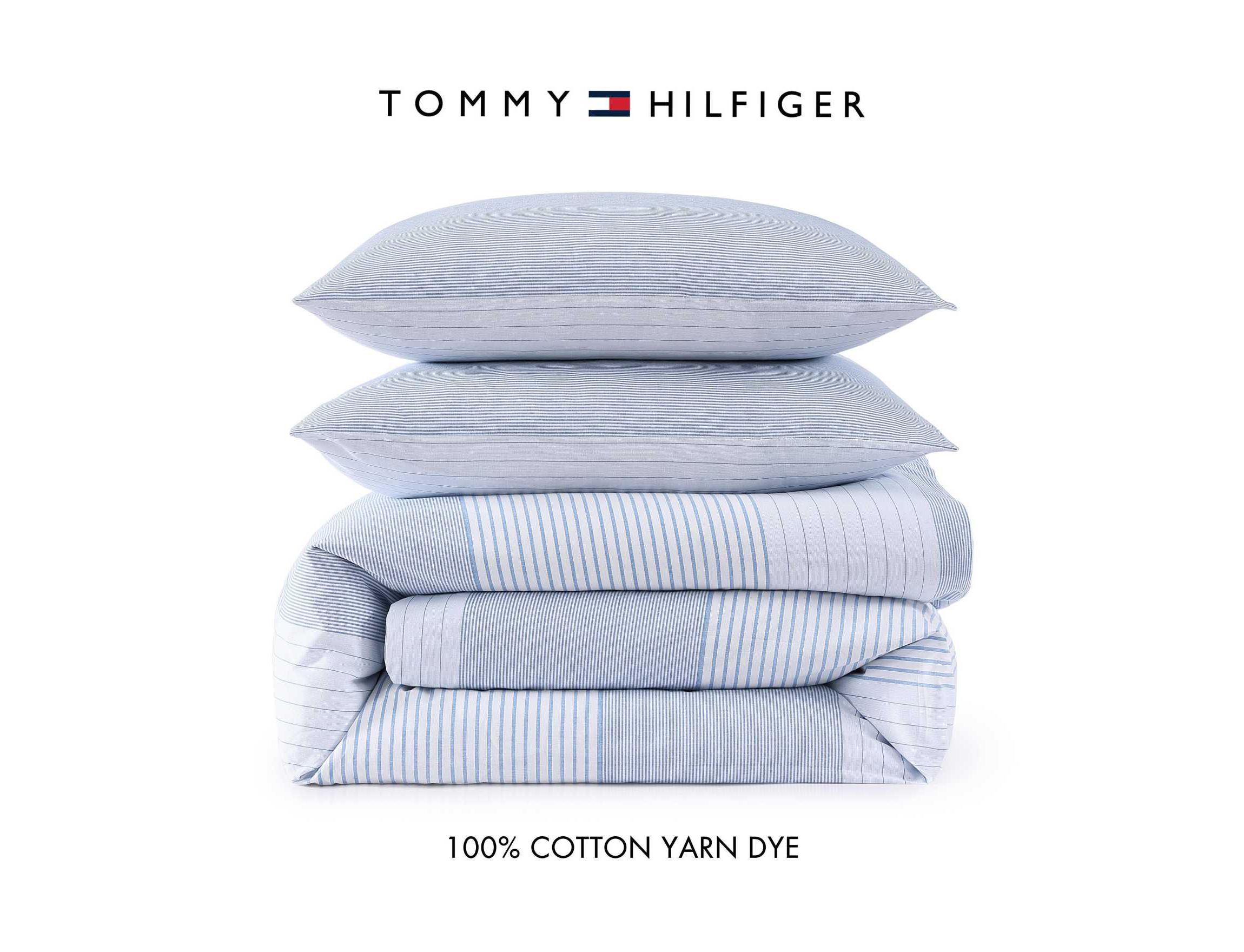 Modern Stripe Cotton Duvet Cover Set