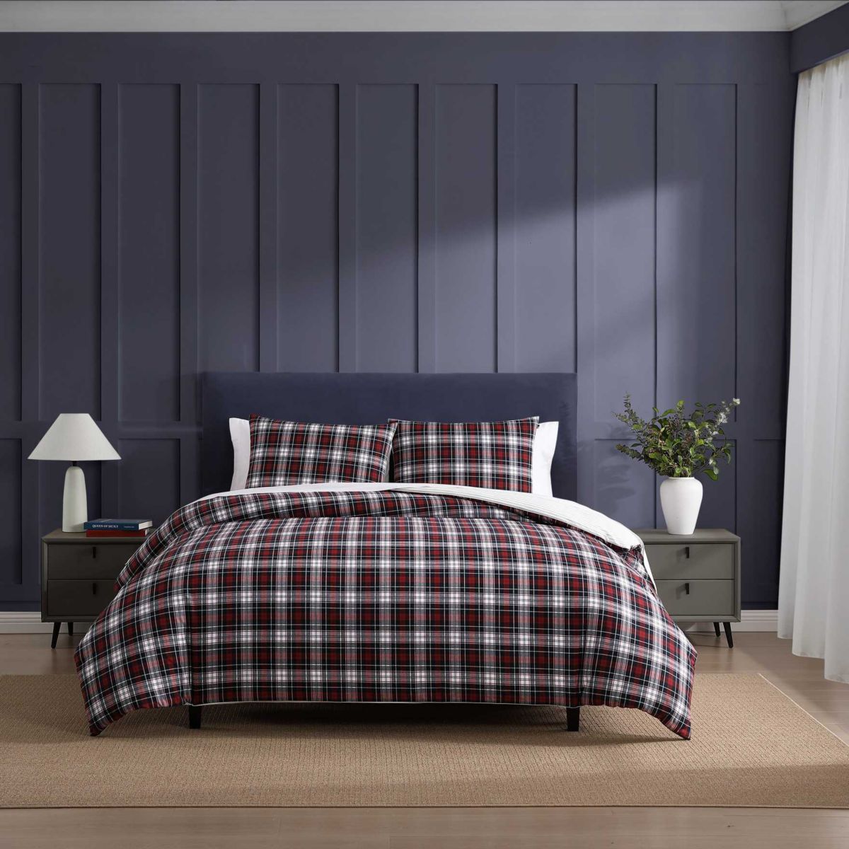 Essential Tartan Cotton Duvet Cover Set