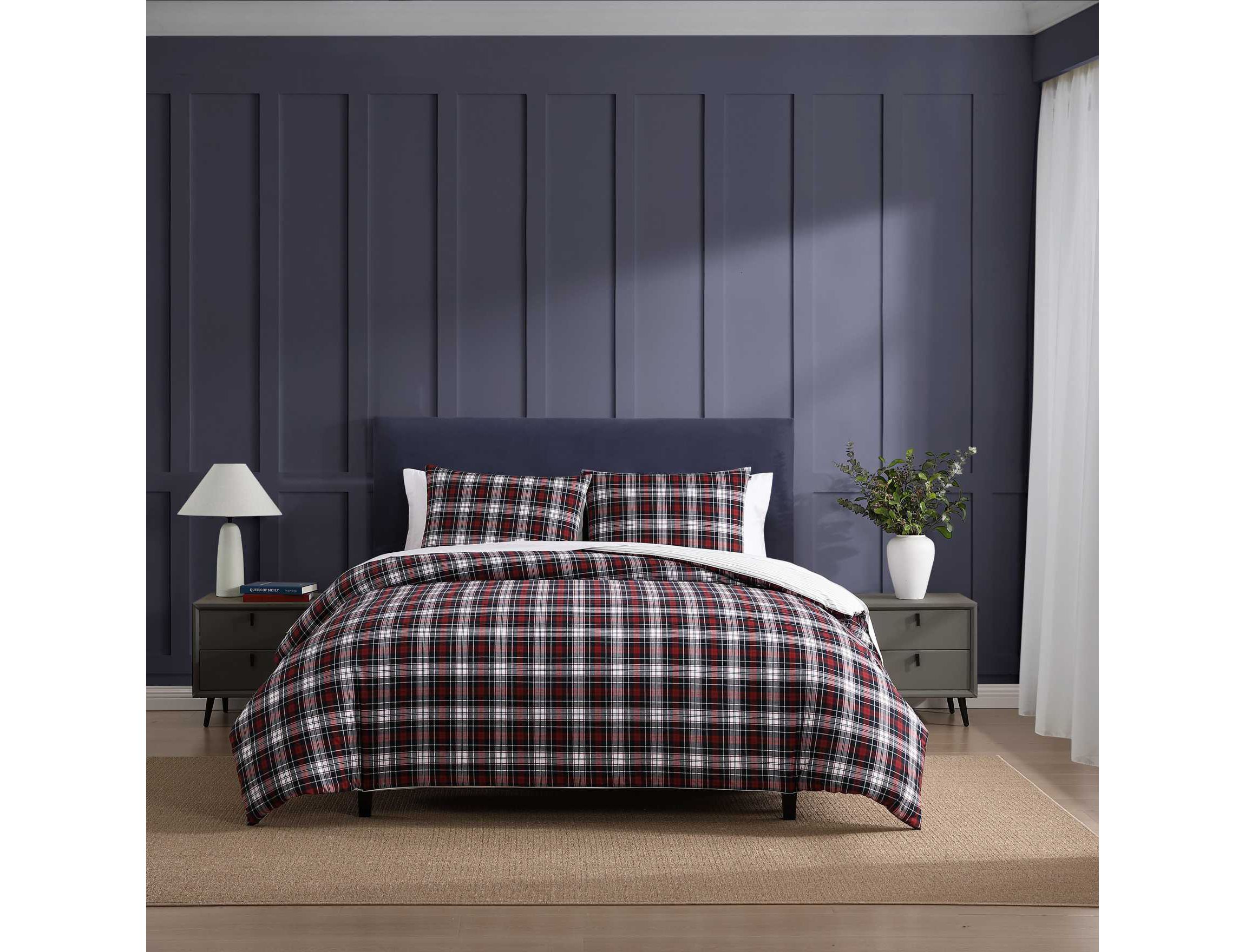 Essential Tartan Cotton Duvet Cover Set