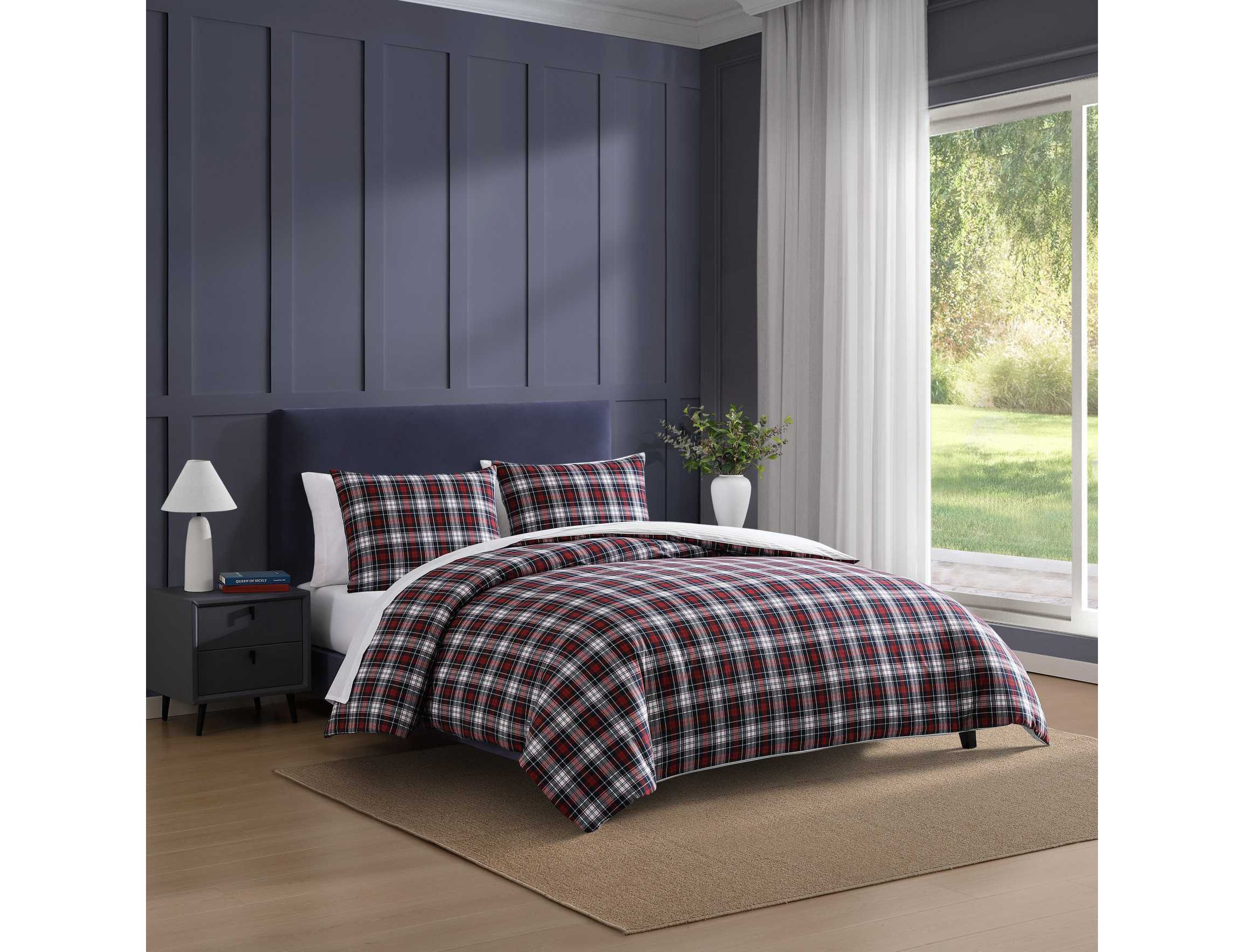 Essential Tartan Cotton Duvet Cover Set