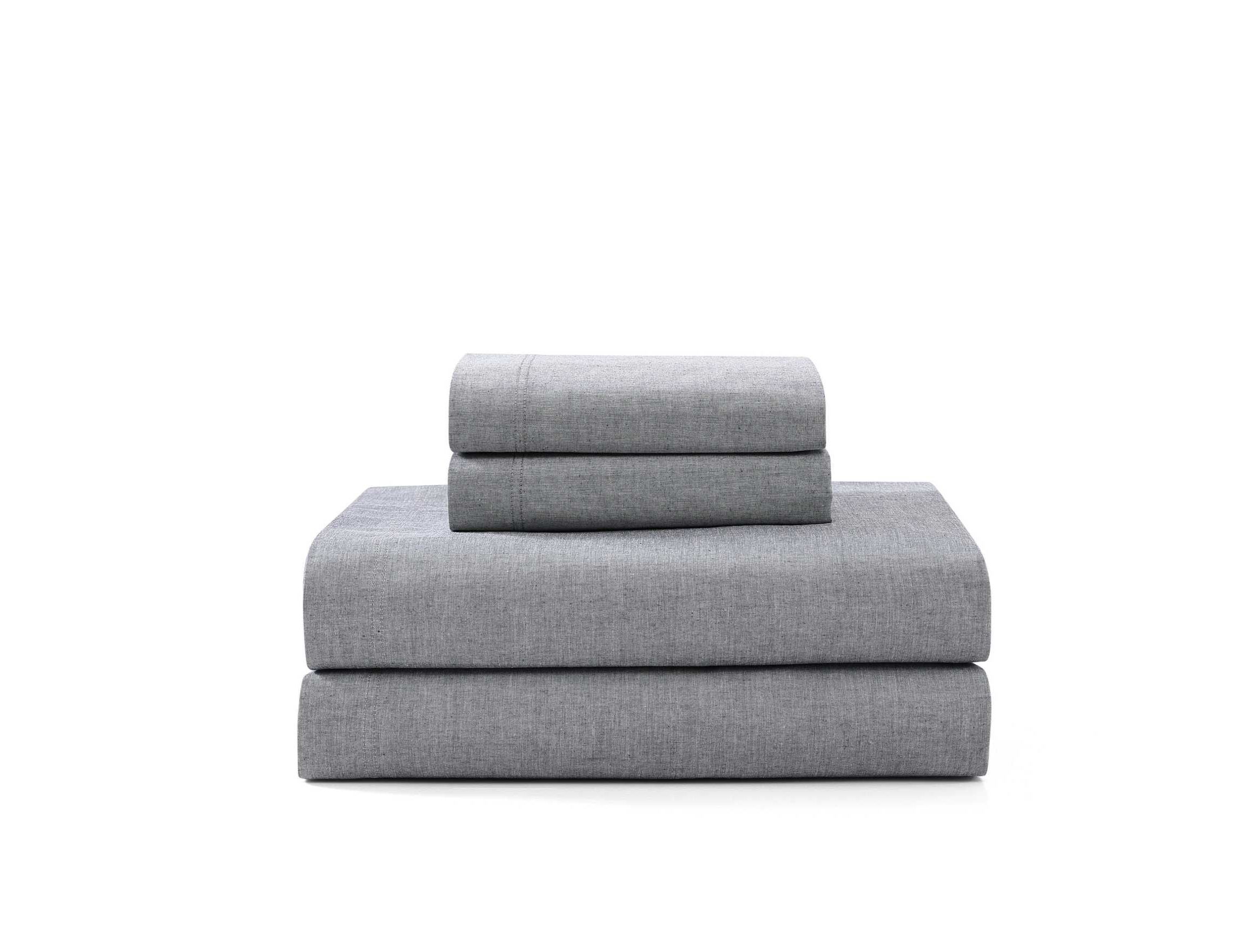 Washed Yarn Dyed Cotton Sheet Set