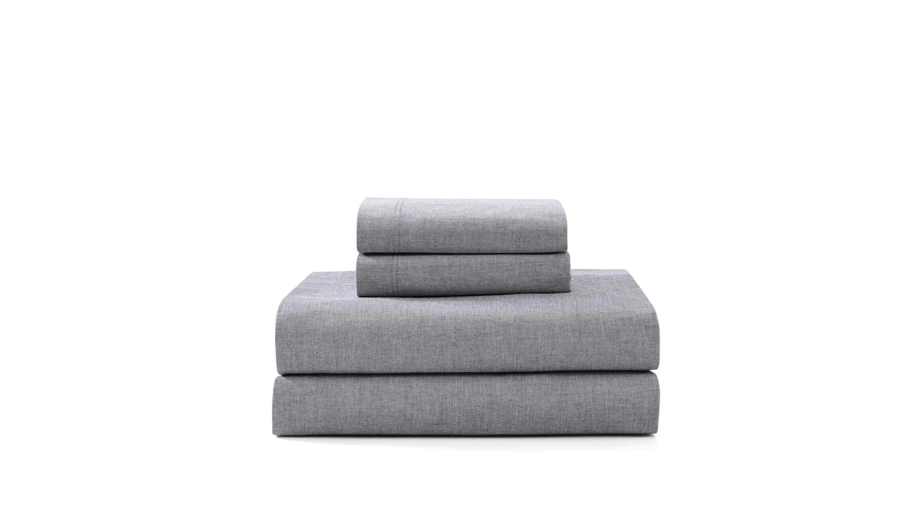 Washed Yarn Dyed Cotton Sheet Set