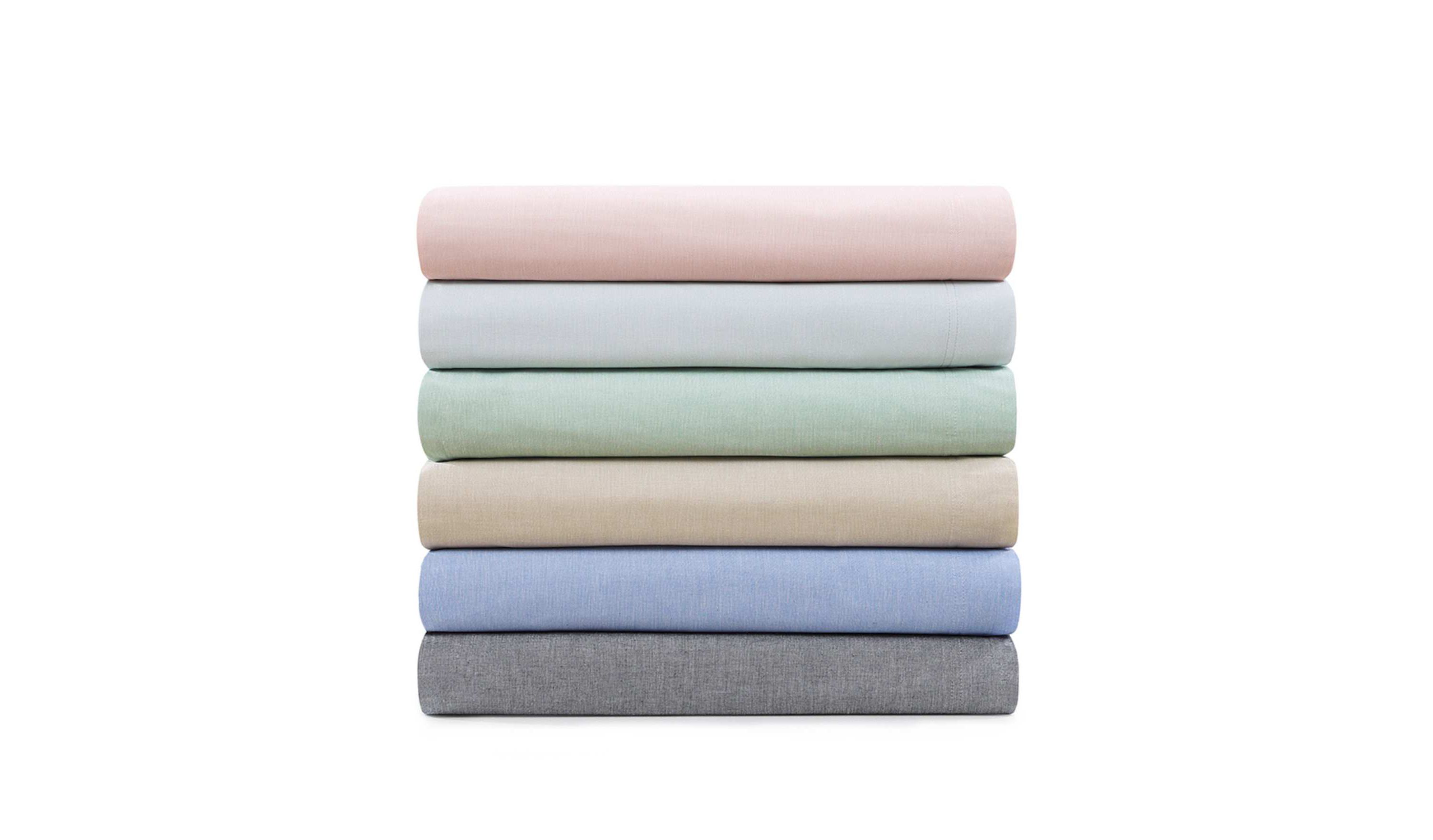 Washed Yarn Dyed Cotton Sheet Set