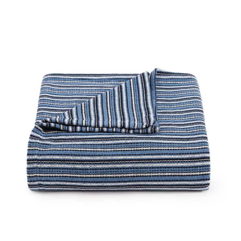 Nantucket Stripe Cotton Blanket