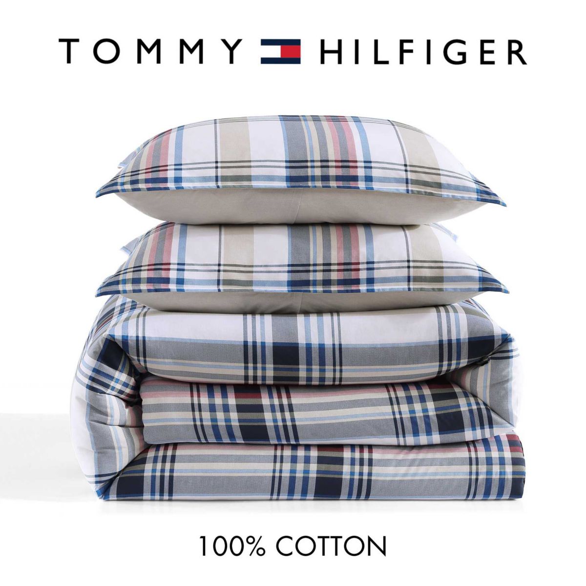 Waterbury Plaid Cotton Comforter Set