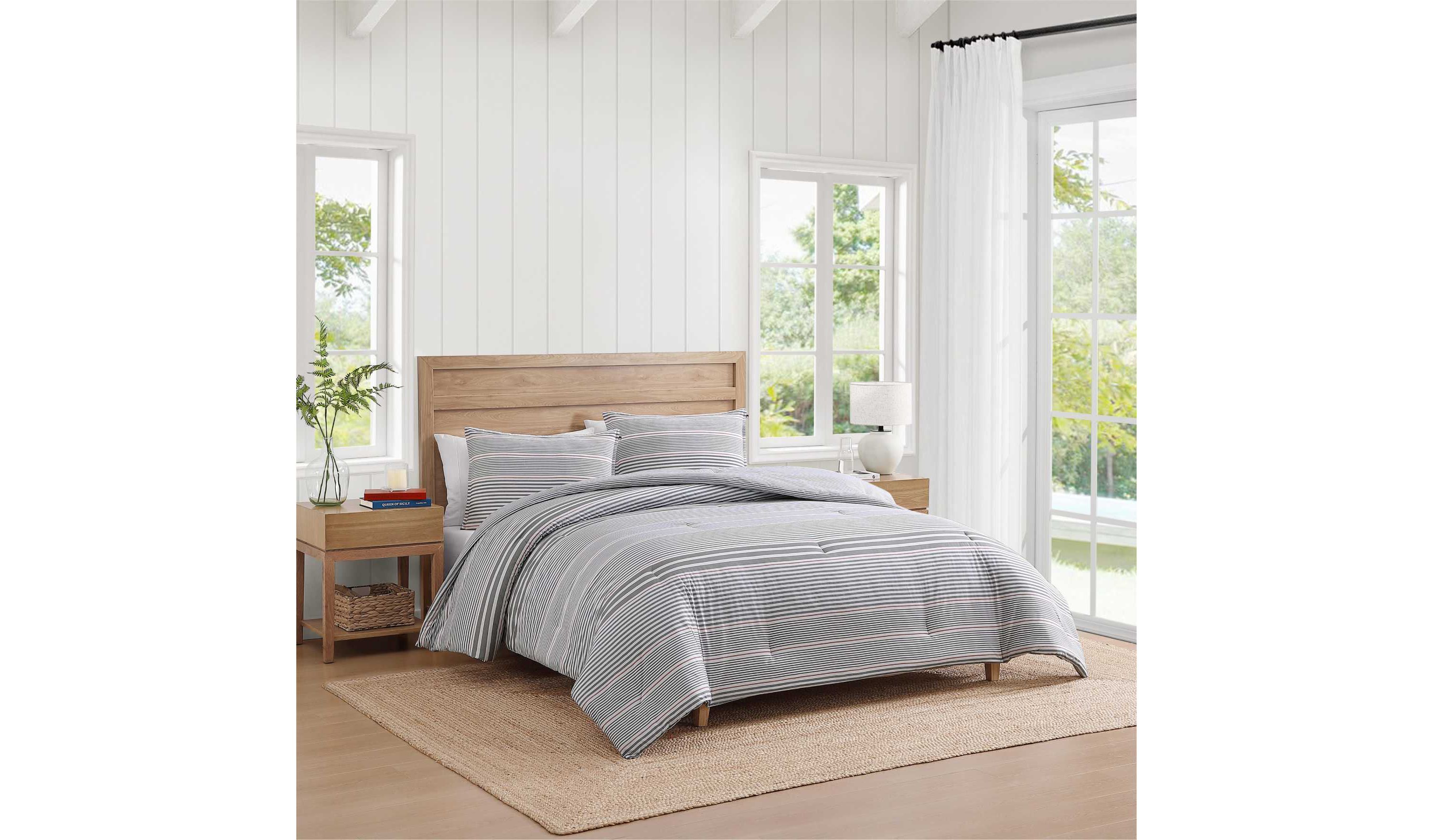 Danbury Stripe Cotton Comforter Set