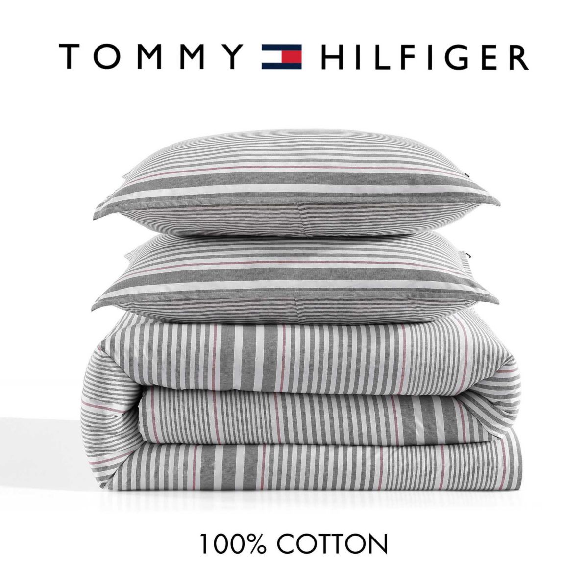 Danbury Stripe Cotton Comforter Set