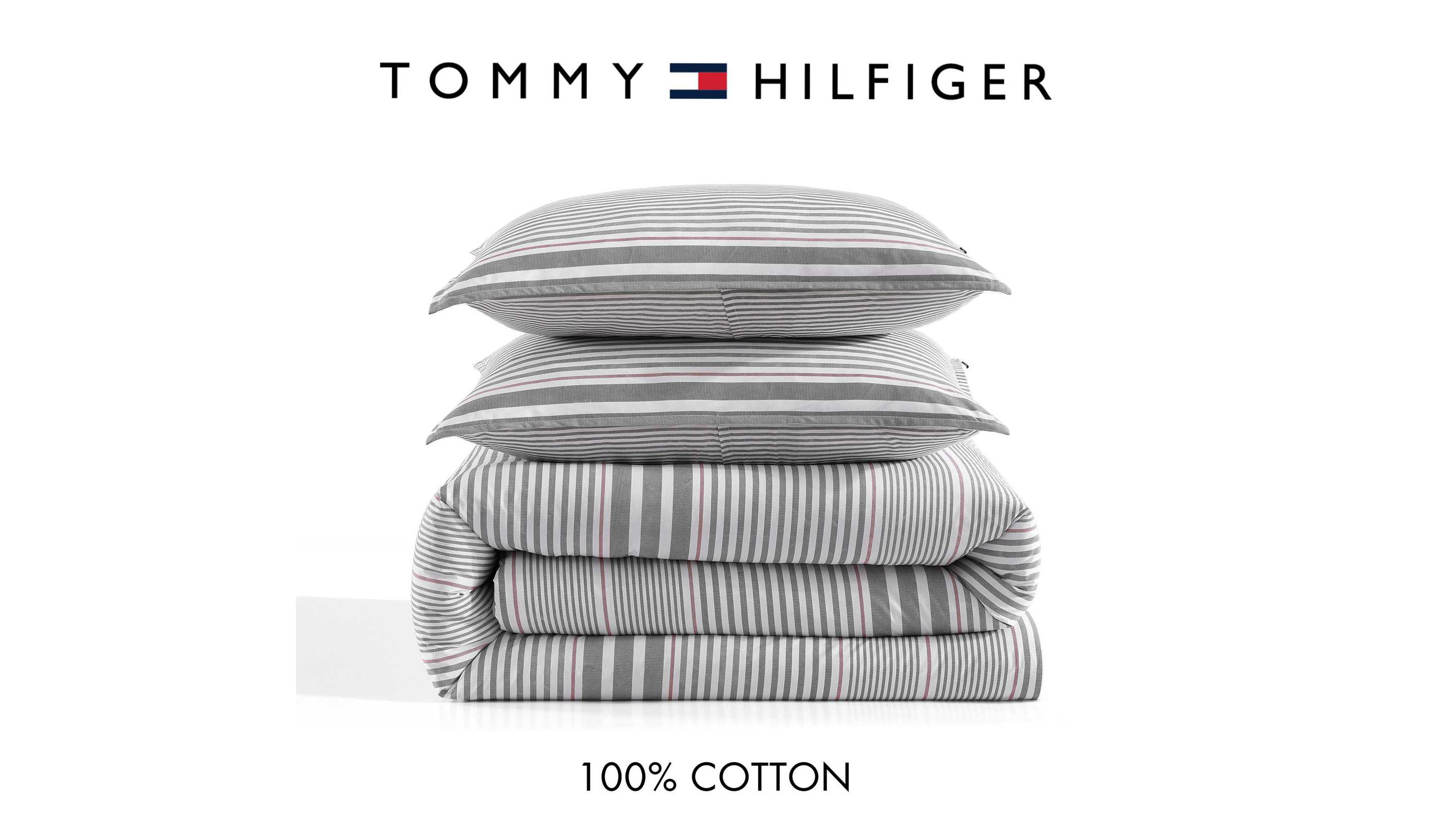 Danbury Stripe Cotton Comforter Set