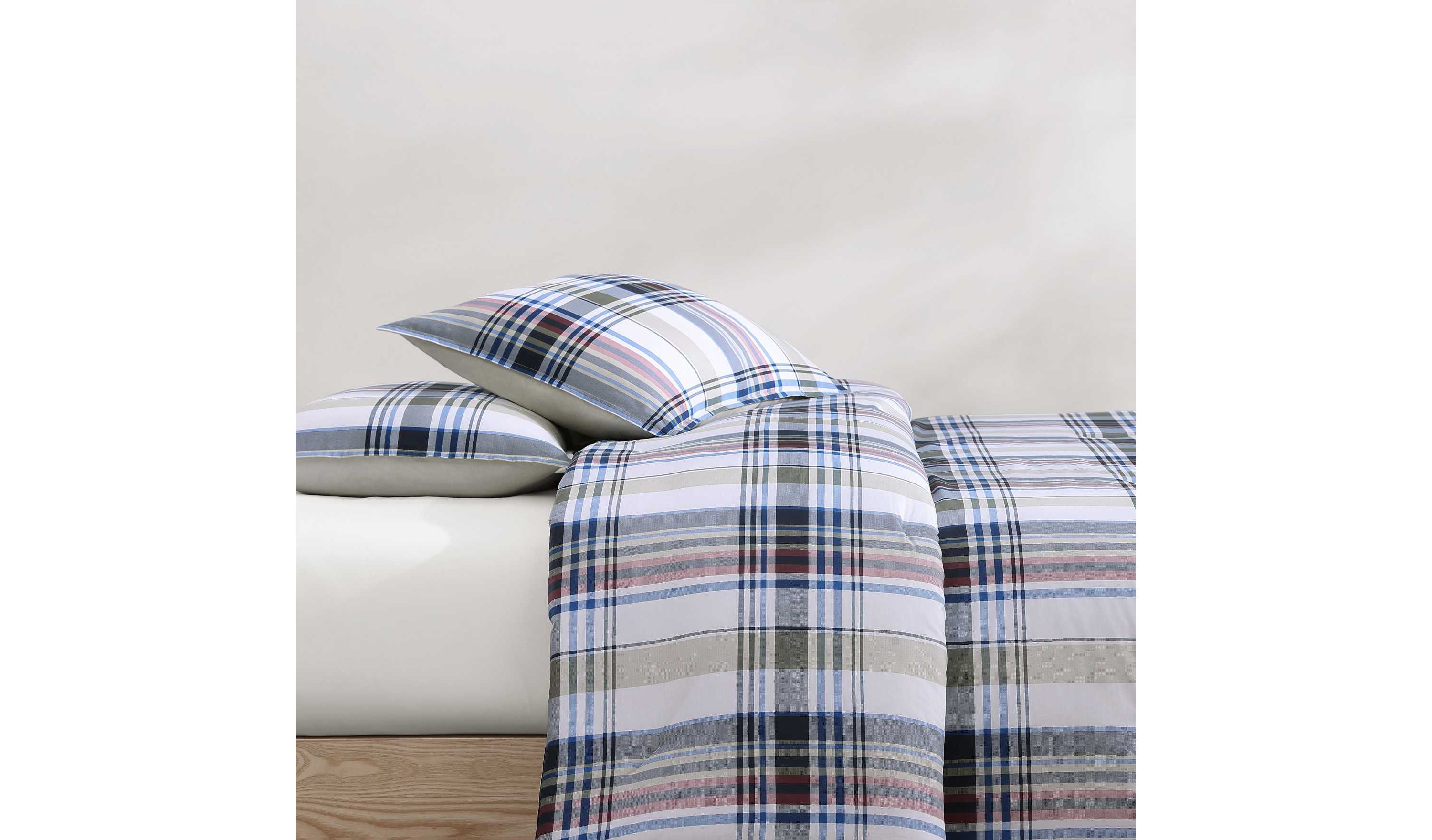 Waterbury Plaid Cotton Duvet Set