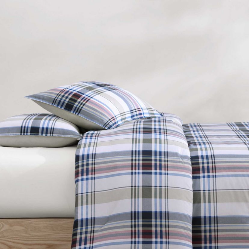 Waterbury Plaid Cotton Duvet Set