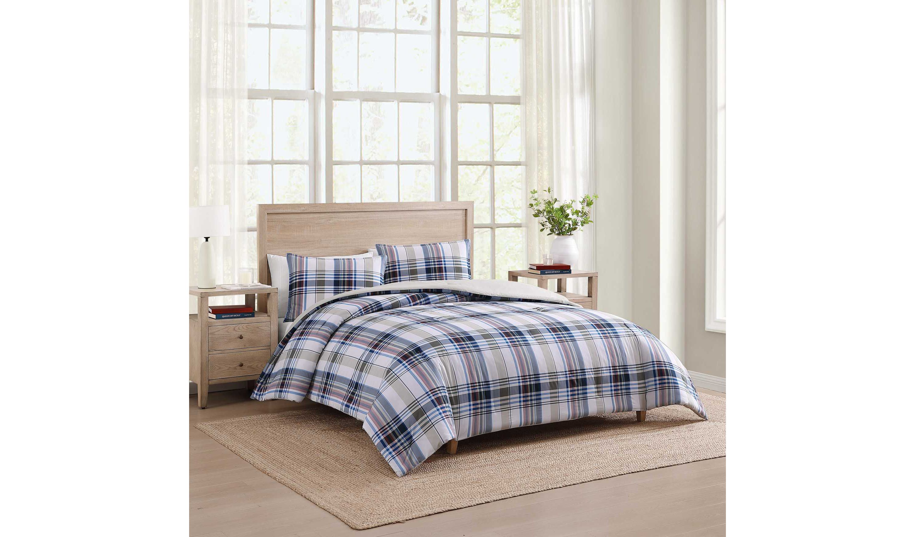 Waterbury Plaid Cotton Duvet Set