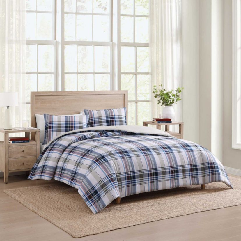 Waterbury Plaid Cotton Duvet Set