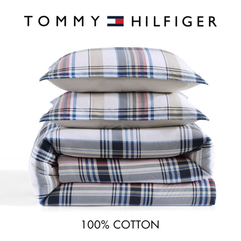 Waterbury Plaid Cotton Duvet Set