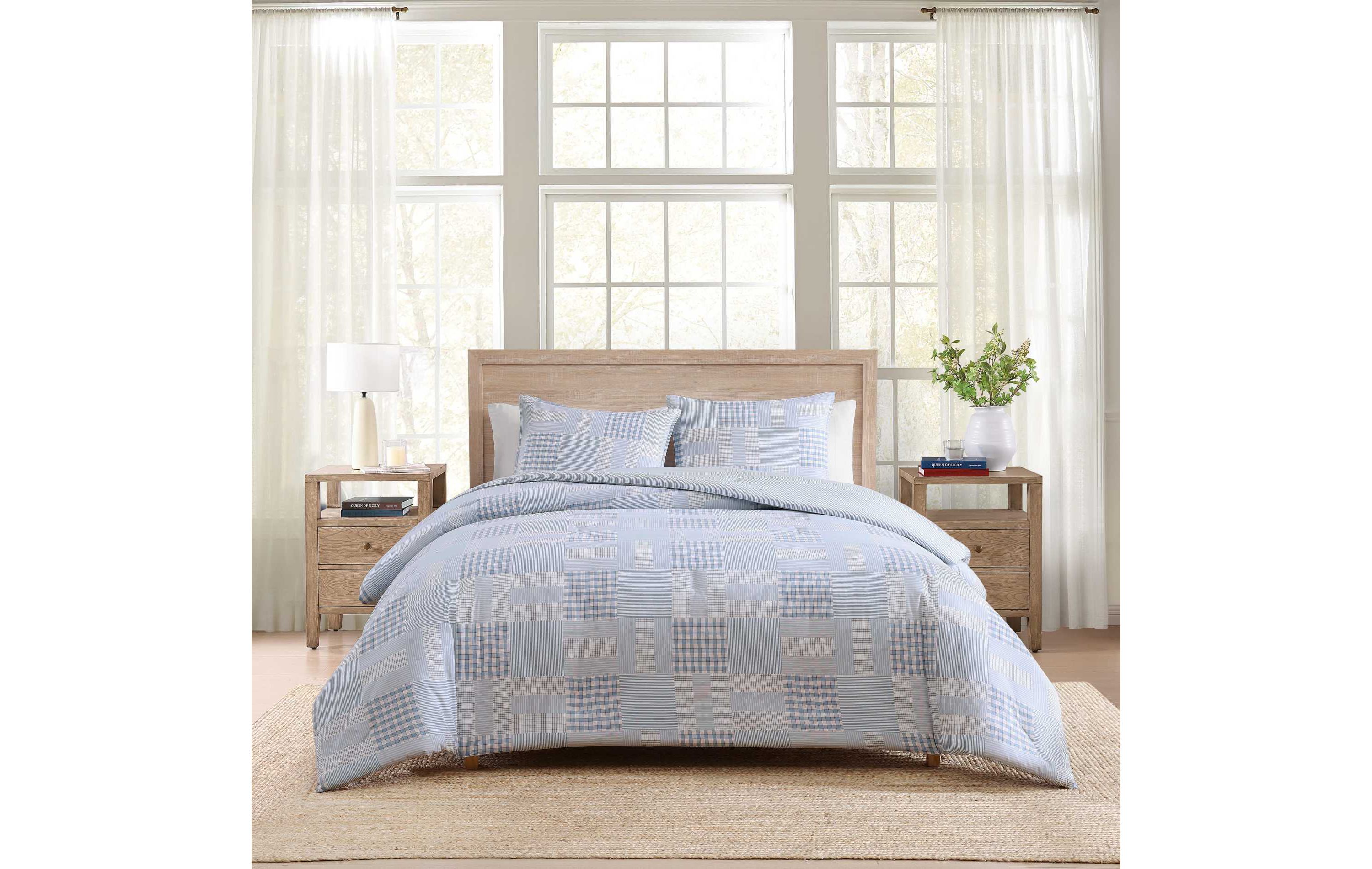 Hamptons Patchwork Cotton Comforter Set