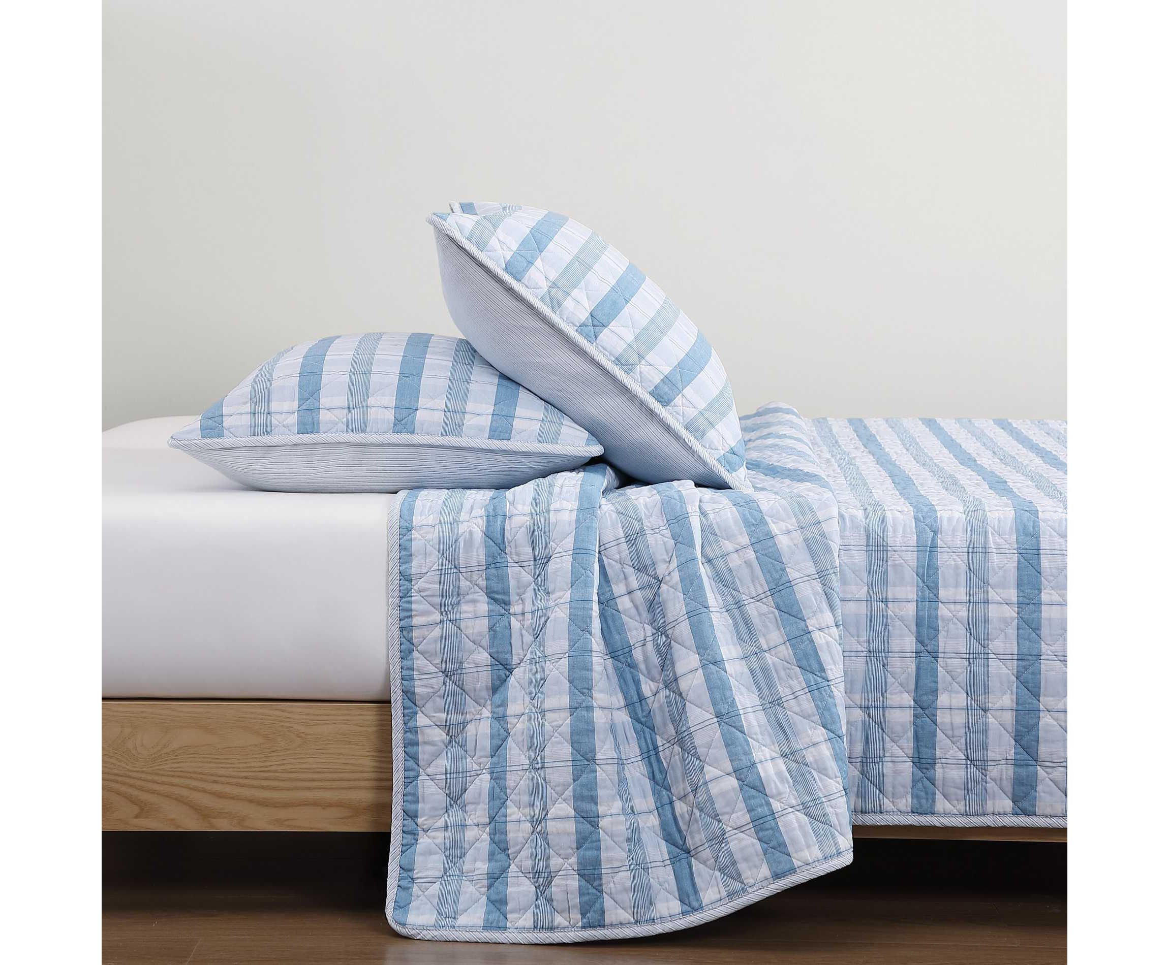 Dreamy Plaid Cotton Quilt Set