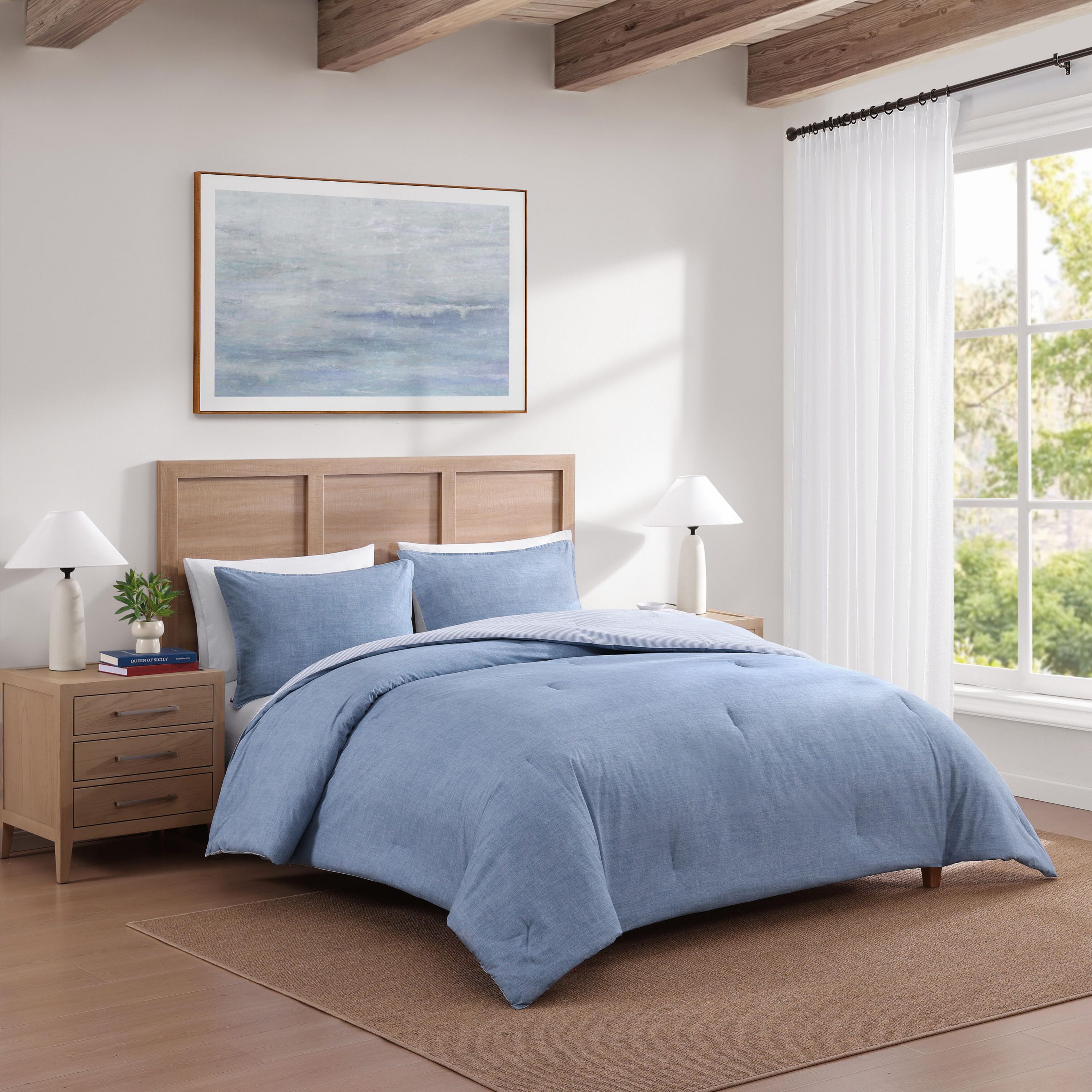 Classic Texture Cotton Comforter Set