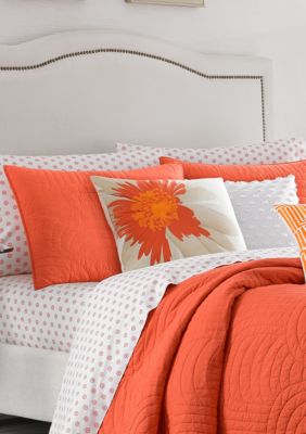 Trina Turk Palm Desert Orange King Quilt Set Belk