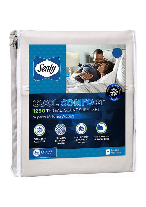 Sealy® Cool Comfort 1250 Thread Count Sheet Set