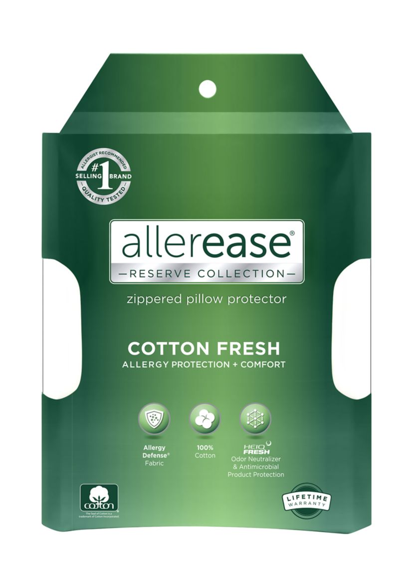 Cotton Fresh Zippered Pillow Protector 