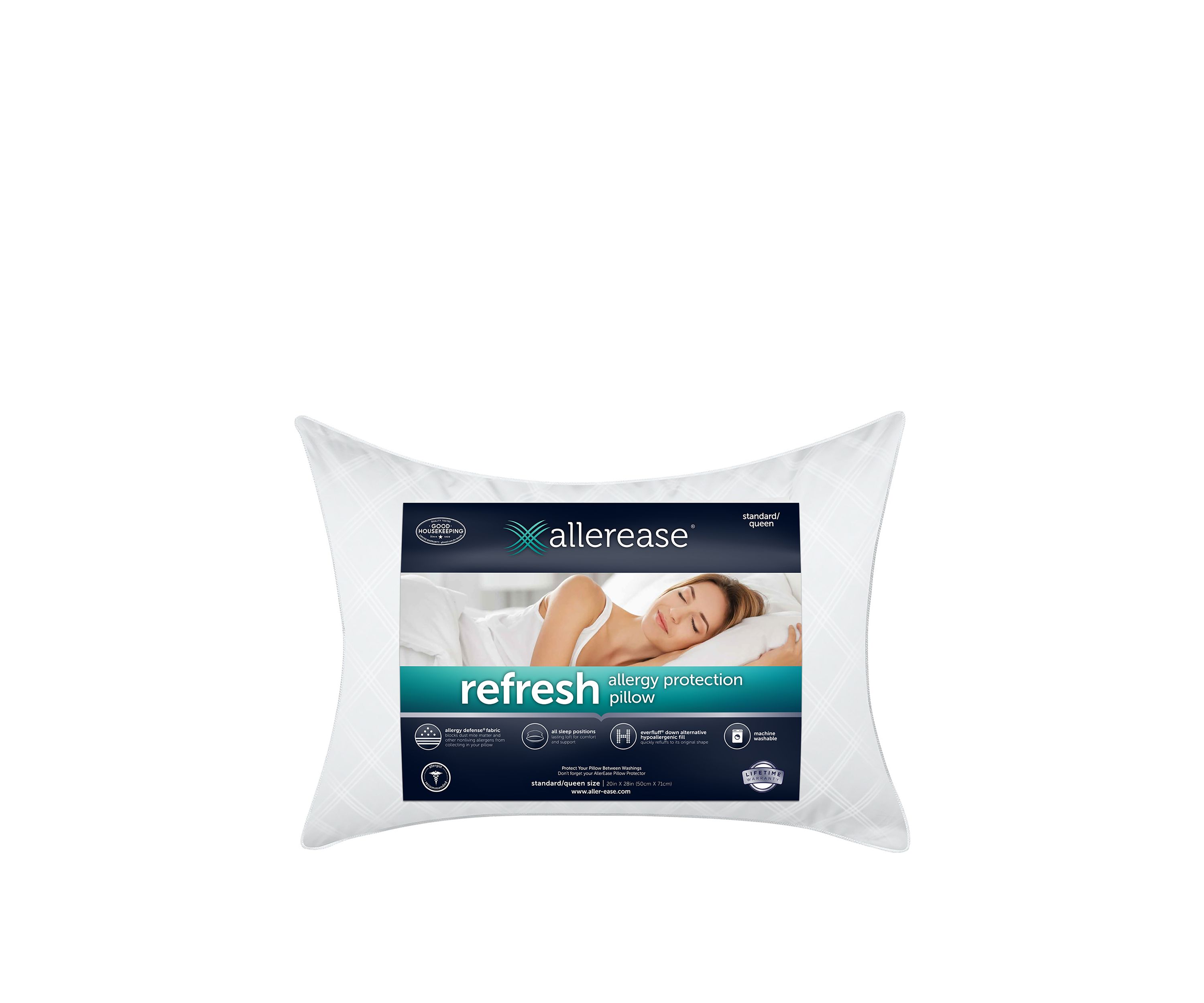 Refresh Allergy Protection Pillow
