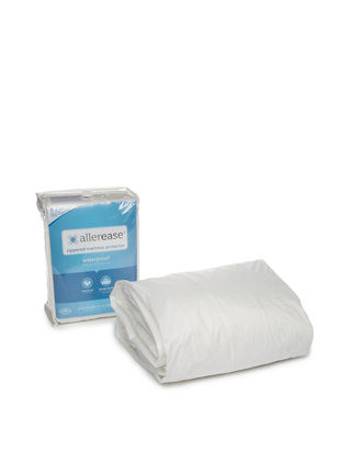 AllerEase Waterproof Allergy Protection zip Mattress Protector King Inv#70-72 